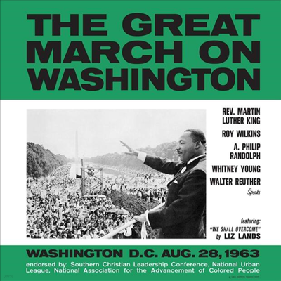 Various Artists — The Great March On Washington 앨범 커버