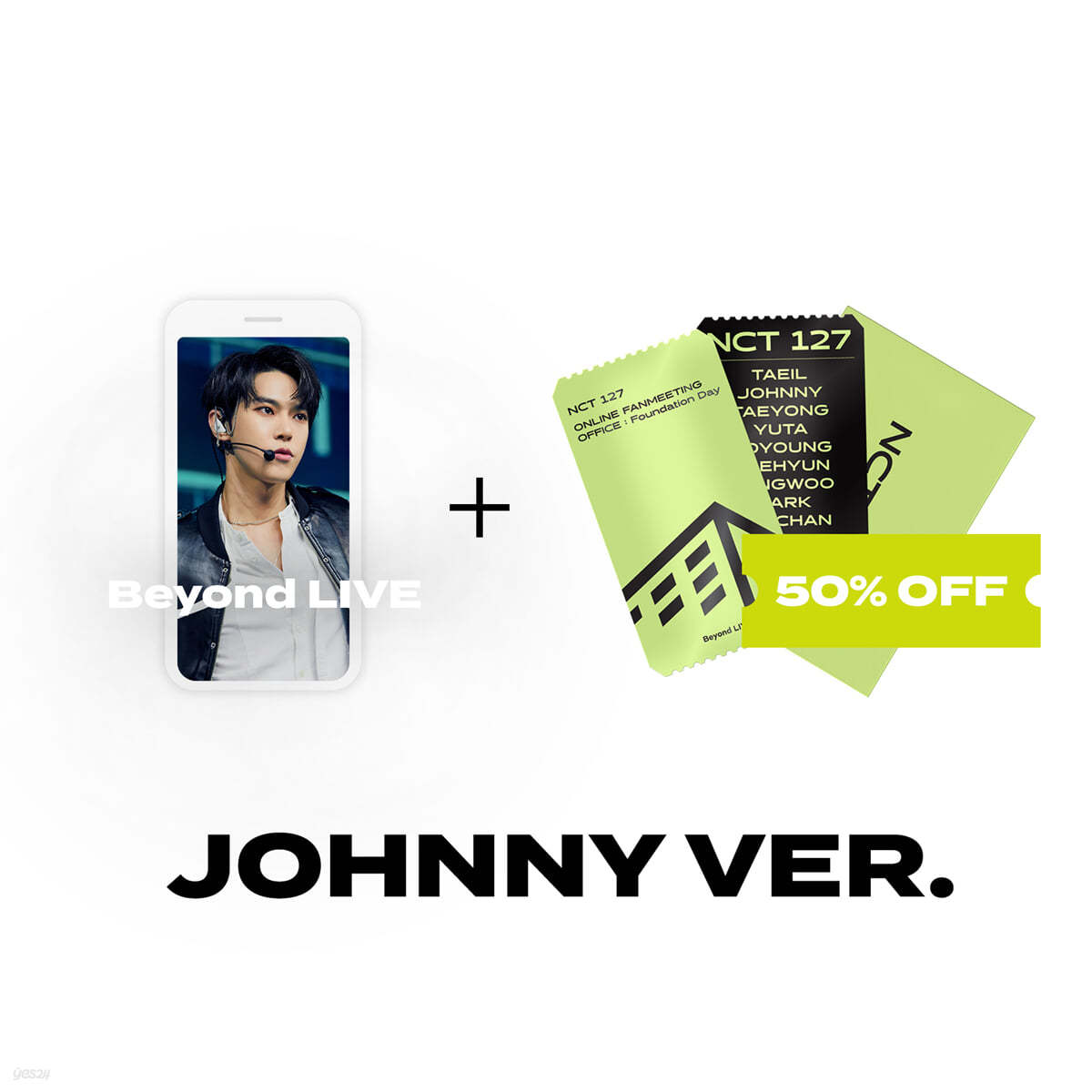 [JOHNNY] Beyond LIVE 관람권 + SPECIAL AR TICKET SET Beyond LIVE - NCT 127 ONLINE FANMEETING &#39;OFFICE : Foundation Day&#39;