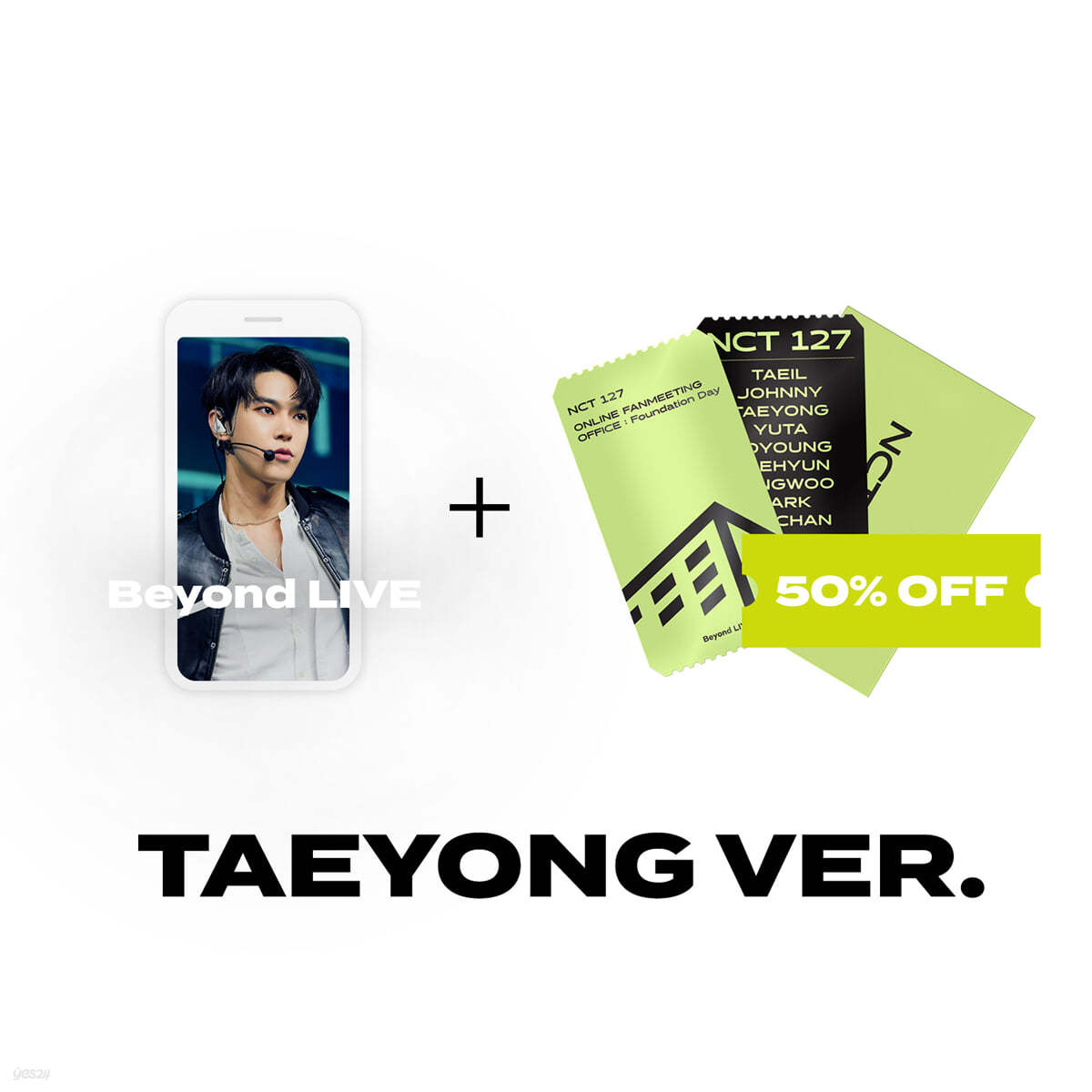 [TAEYONG] Beyond LIVE 관람권 + SPECIAL AR TICKET SET Beyond LIVE - NCT 127 ONLINE FANMEETING &#39;OFFICE : Foundation Day&#39;