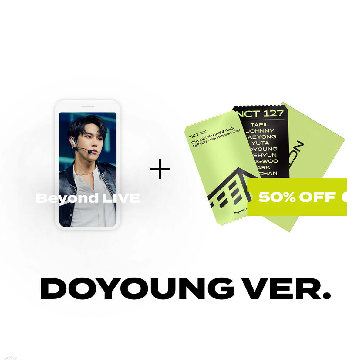 [DOYOUNG] Beyond LIVE 관람권 + SPECIAL AR TICKET SET Beyond LIVE - NCT 127 ONLINE FANMEETING &#39;OFFICE : Foundation Day&#39;