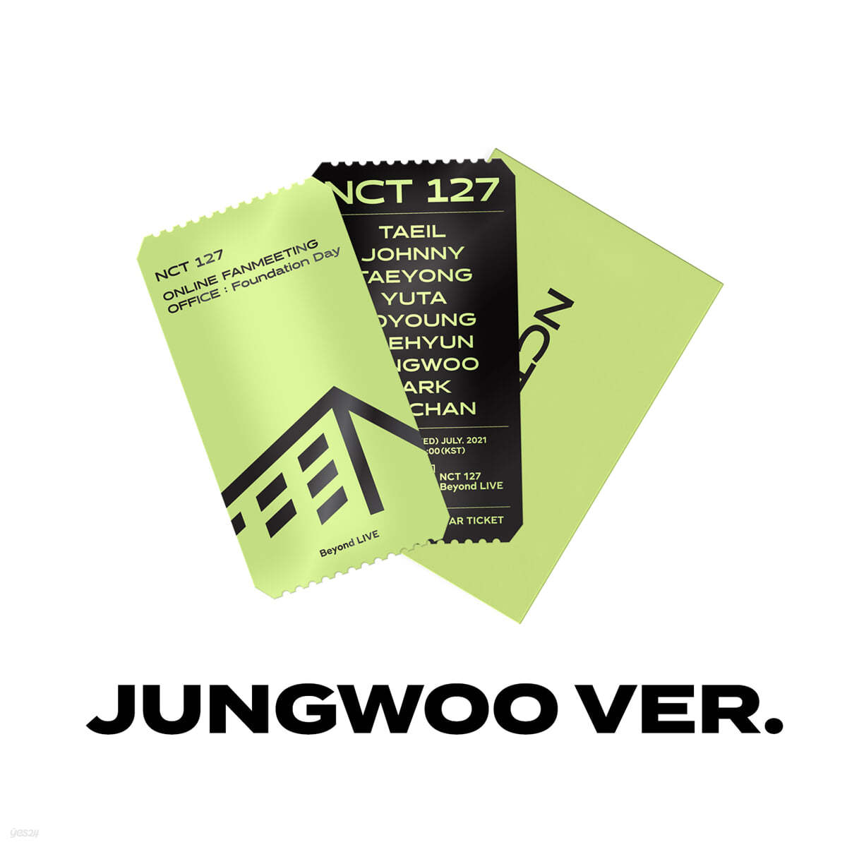 [JUNGWOO] SPECIAL AR TICKET SET Beyond LIVE - NCT 127 ONLINE FANMEETING &#39;OFFICE : Foundation Day&#39;