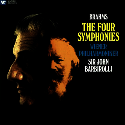 John Barbirolli — 브람스: 교향곡 전집 1 - 4번 (Brahms: Complete Symphonies Nos.1 - 4) - John Barbirolli 앨범 커버