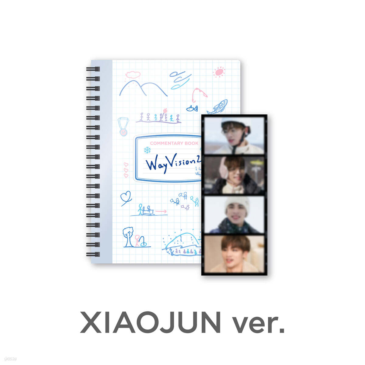 [XIAOJUN] 웨이션브이 (WayV) - WayVision 2 : 동계 스포츠 채널 코멘터리북+필름SET