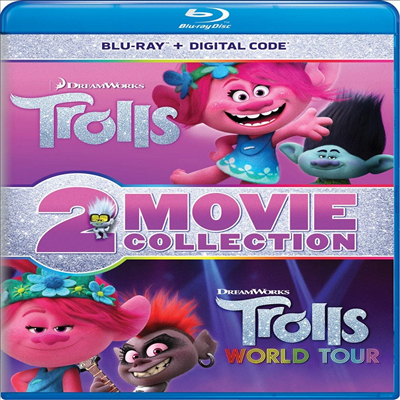 Trolls (2016) / Trolls World Tour (2020) (Ʈ / Ʈ:  )(ѱ۹ڸ)(Blu-ray)