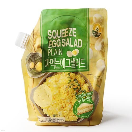 풍요한아침 짜먹는 에그샐러드 1kg / 식사대용