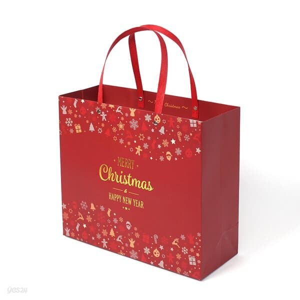 해피 크리스마스 쇼핑백 선물용종이가방 튼튼한쇼핑백