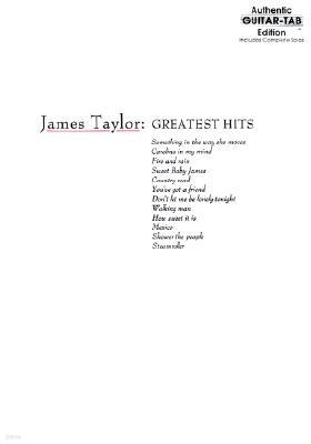 James Taylor -- Greatest Hits: Authentic Guitar Tab