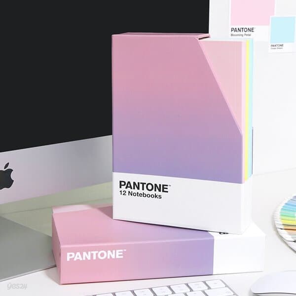 PANTONE 팬톤 A5 제본 노트 12권 세트