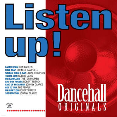 Various Artists — 레게 음악 컴필레이션 - 리슨 업! 댄스홀 오리지널 (Listen Up! Dancehall Originals) 앨범 커버