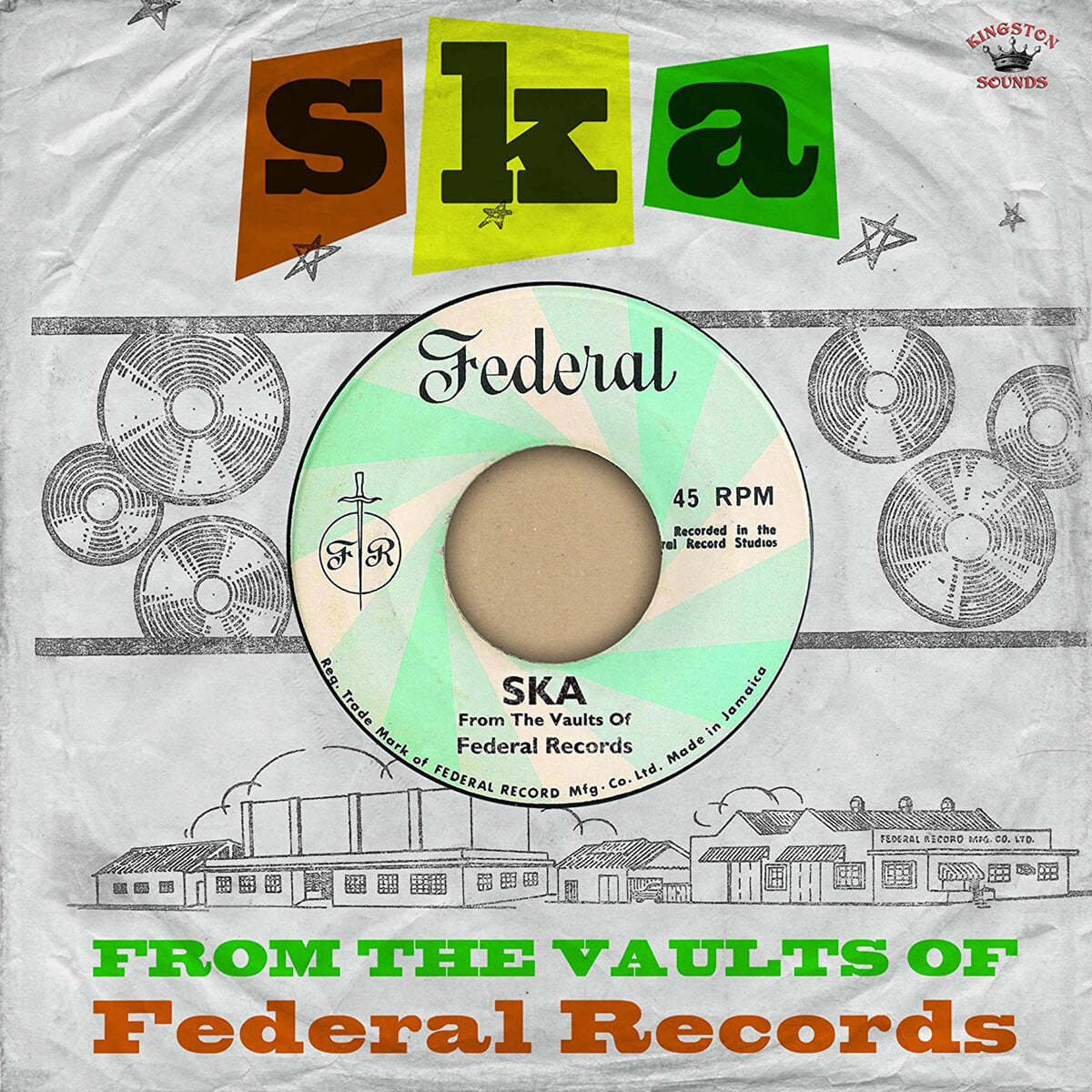스카 음악 컴필레이션 - Ska: From The Vaults Of Federal Records [LP]