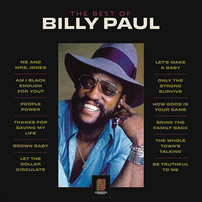 Billy Paul (빌리 파울) - The Best Of Billy Paul [LP] 