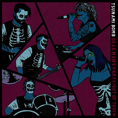 Tsunami Bomb — Dead Man's Party / Out Of Touch 앨범 커버