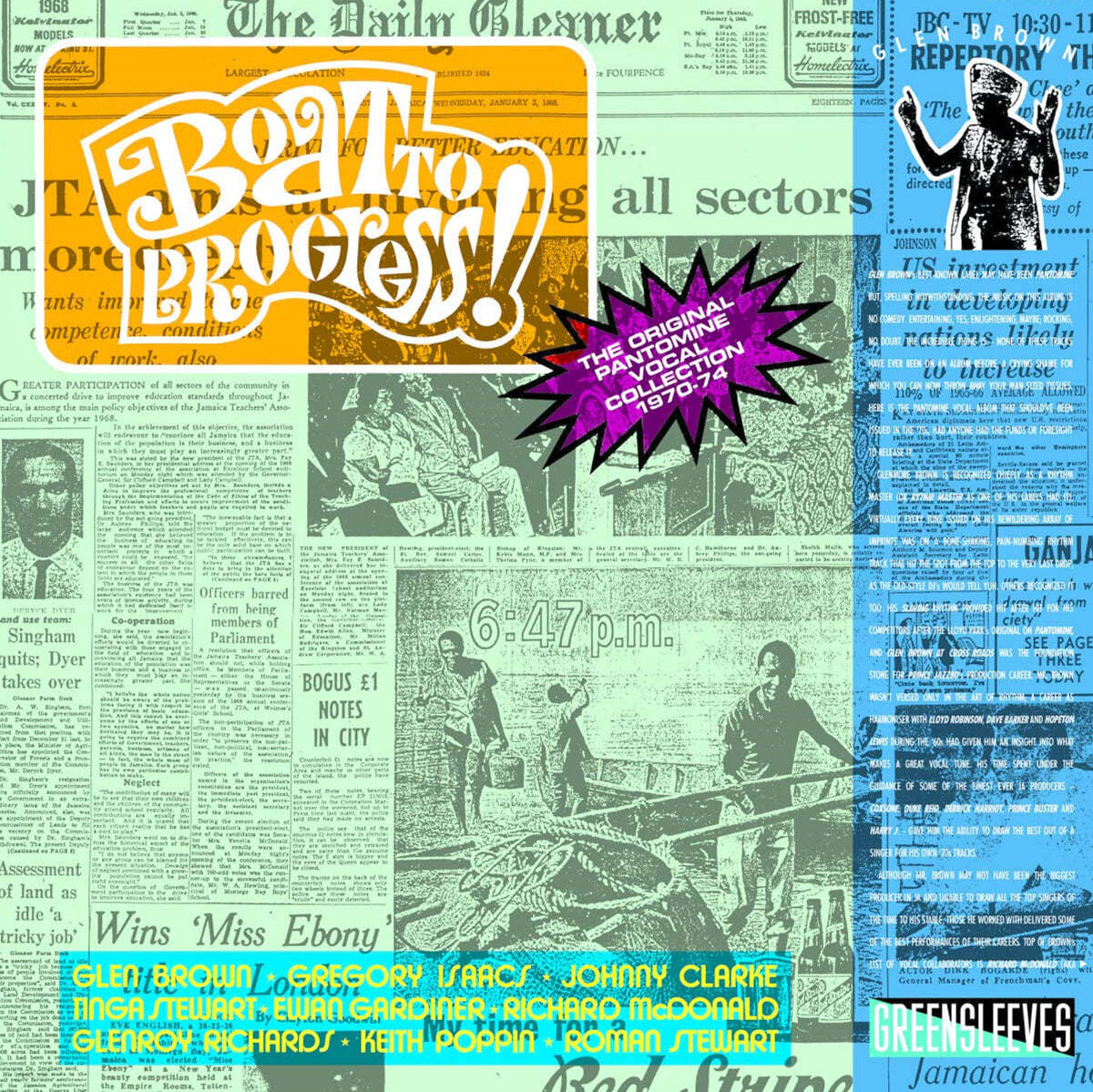 레게 음악 컴필레이션 - Boat To Progress! : The Original Pantomine Vocal Collection 1970-74 [LP]