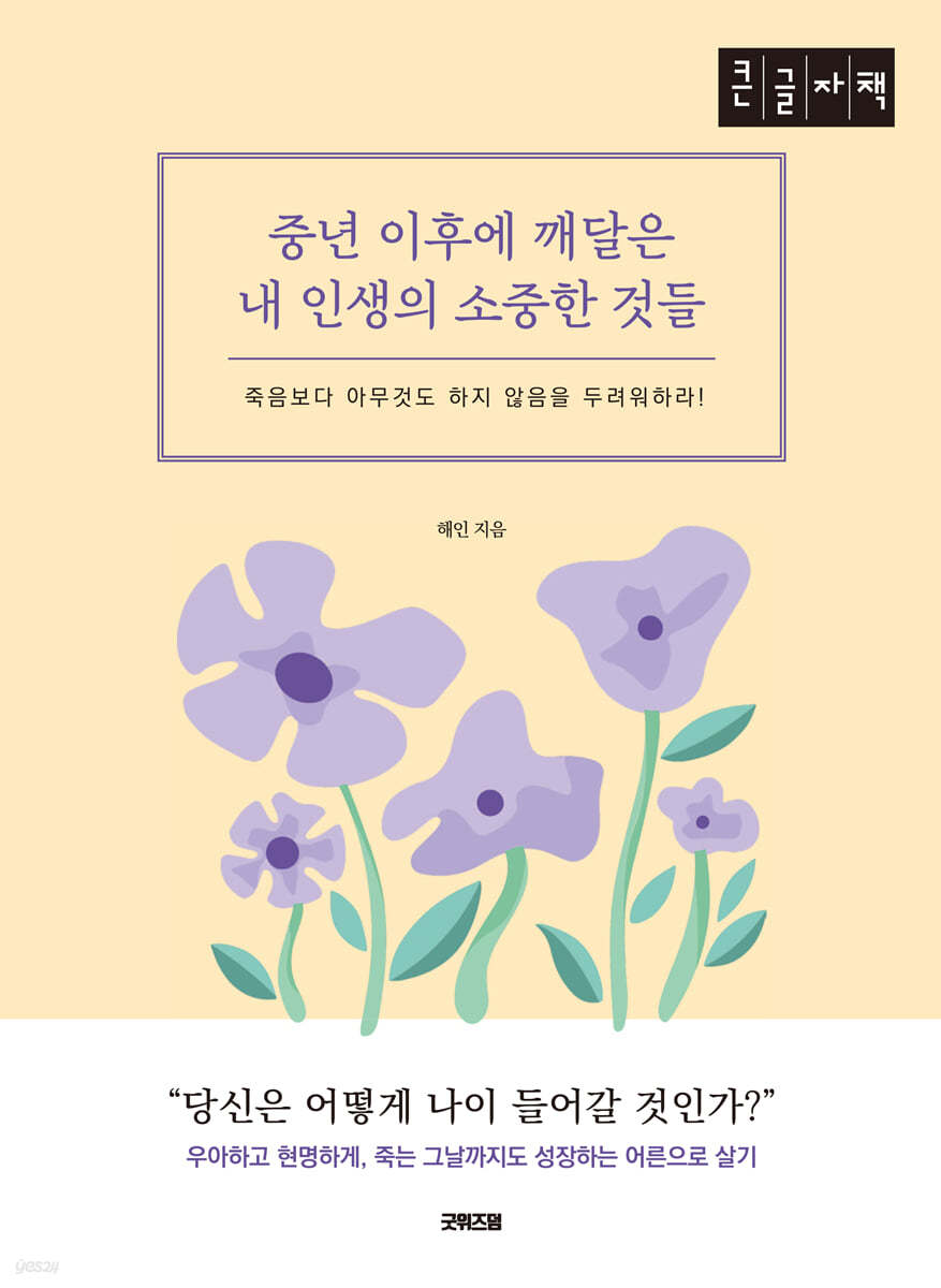 중년 이후에 깨달은 내 인생의 소중한 것들 (큰글자책)