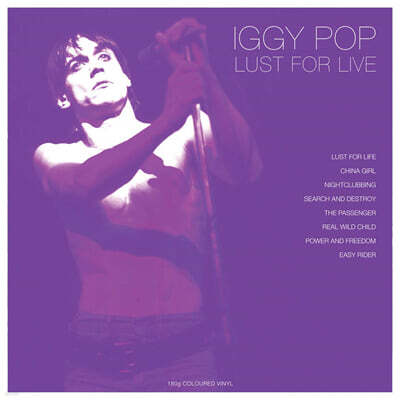 Iggy Pop — Lust For Live 앨범 커버