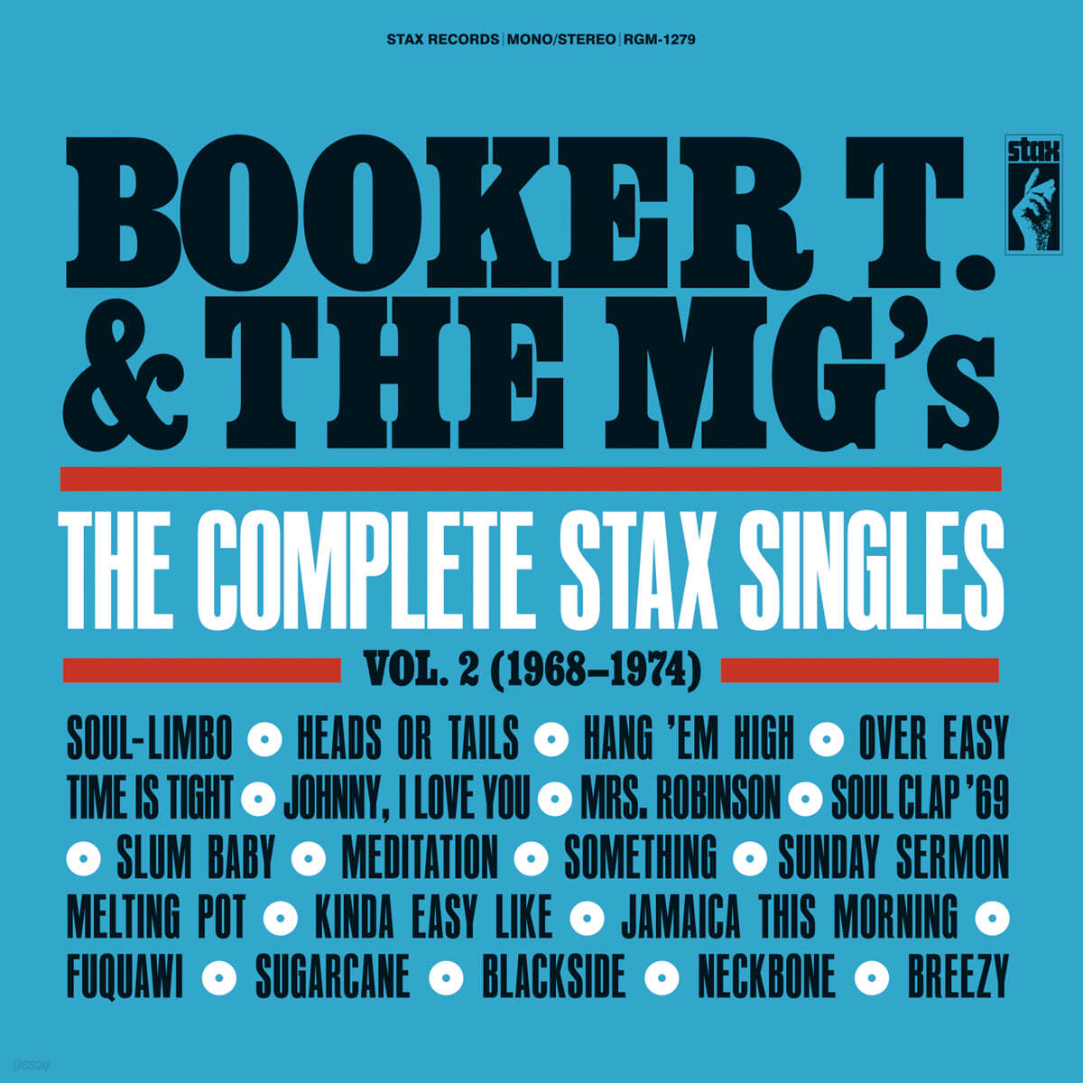 Booker T. &amp; The MG&#39;s (부커티 앤 더 엠지스) - The Complete Stax Singles Vol. 2 (1968-1974) [레드 컬러 2LP] 