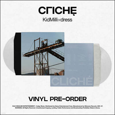 키드 밀리, 드레스 — 키드밀리 (Kid Milli), 드레스 (dress) - Cliche 앨범 커버