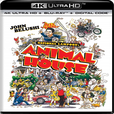National Lampoon's Animal House (ִϸ Ͽ콺 ǵ) (1978)(ѱ۹ڸ)(4K Ultra HD + Blu-ray)