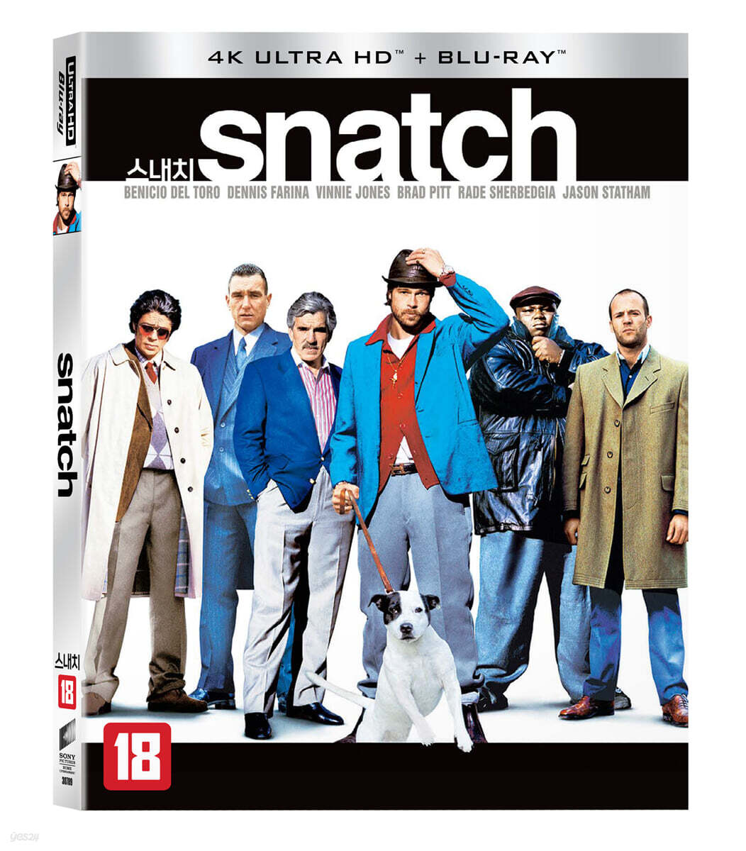 스내치 (2Disc, 4K UHD 슬립케이스 초회 한정판) : 블루레이