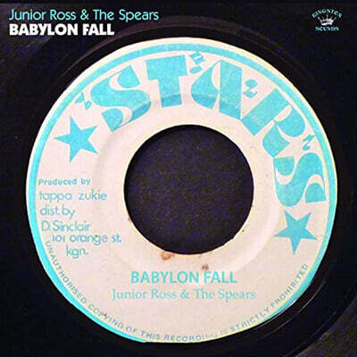 Junior Ross and The Spears — Babylon Fall 앨범 커버