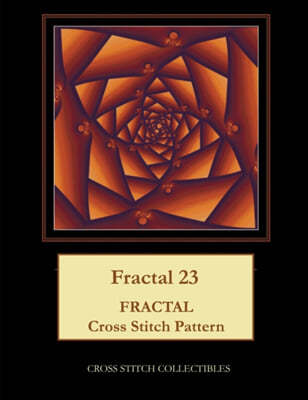 Fractal 23: Fractal Cross Stitch Pattern
