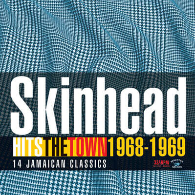 Various Artists — 레게 음악 컴필레이션 - 스킨헤드 히츠 더 타운 (Skinhead Hits The Town 1968-1969) 앨범 커버