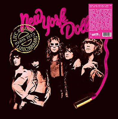 New York Dolls — Live At Radio Luxembourg Paris France December 1973 앨범 커버