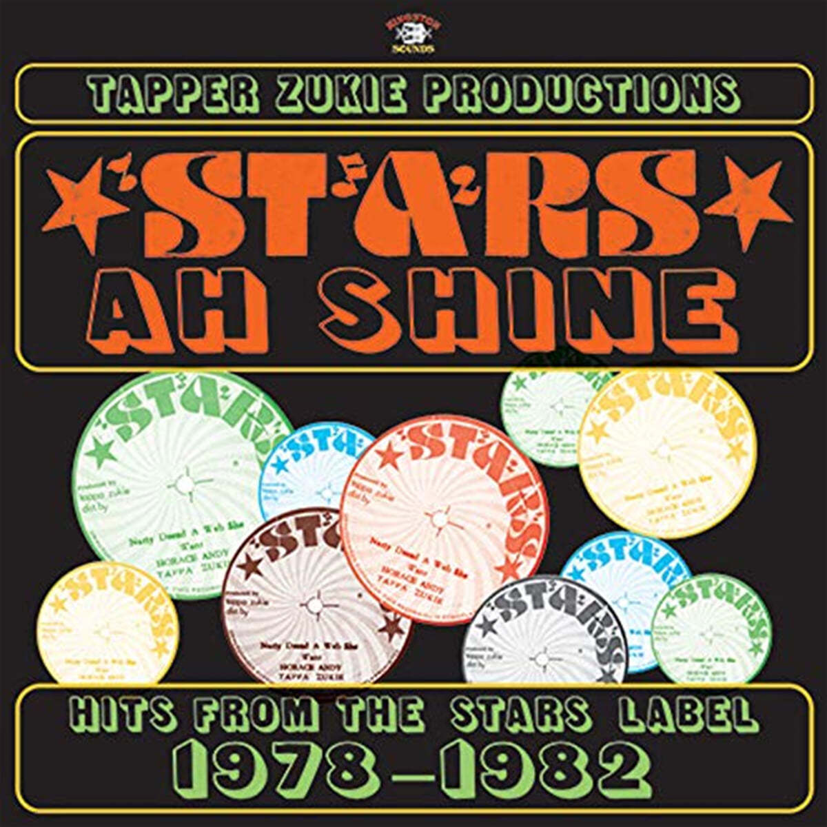 레게 음악 컴필레이션 - 태퍼 주키 프로덕션즈 (Tapper Zukie Productions - Stars Ah Shine : Stars Records 1978-1982) [LP]