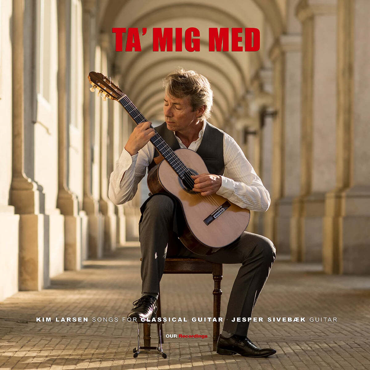 Jesper Sivebaek 기타 연주로 듣는 킴 라르센의 노래 (Kim Larsen Songs for Classical Guitar - Ta&#39; Mig Med) [LP] 