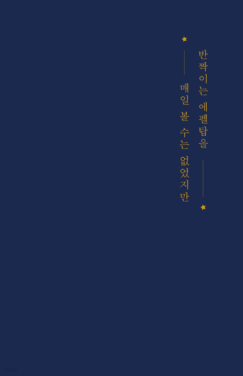 반짝이는 에펠탑을 매일 볼 수는 없었지만