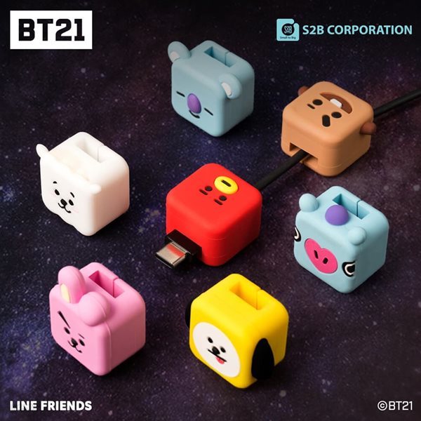 BT21 큐비스 케이블 보호캡