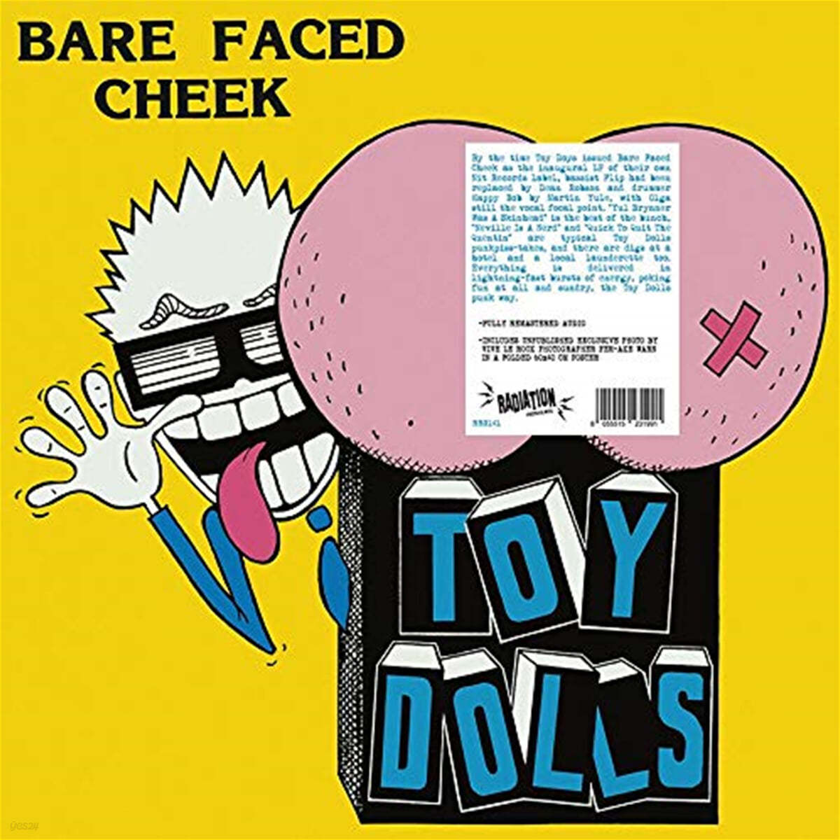 Toy Dolls (토이 돌스) - Bare Faced Cheek [LP] 