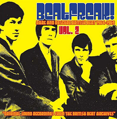 Various Artists — 비트프리크 2집 - Beatfreak! Vol. 2 : Rare And Obscure British Beat (1964-1969) 앨범 커버