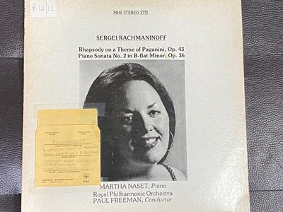 [LP] Martha Naset - Rachmaninoff Rhapsody on a Theme of Paganini, Op.43 LP [U