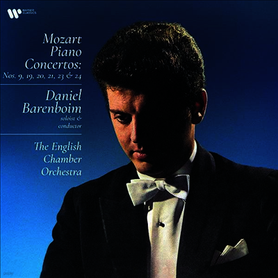 Daniel Barenboim — 모차르트: 6개의 유명 피아노 협주곡 (Mozart Piano Concertos Nos. 9, 19, 20, 21, 23 & 24) - Daniel Barenboim 앨범 커버