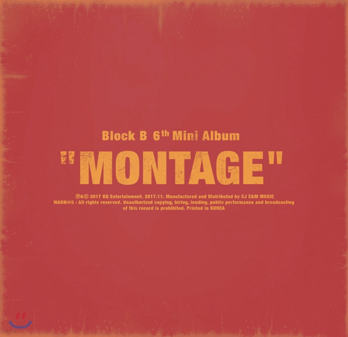 블락비 (Block B) - 미니앨범 6집 : Montage