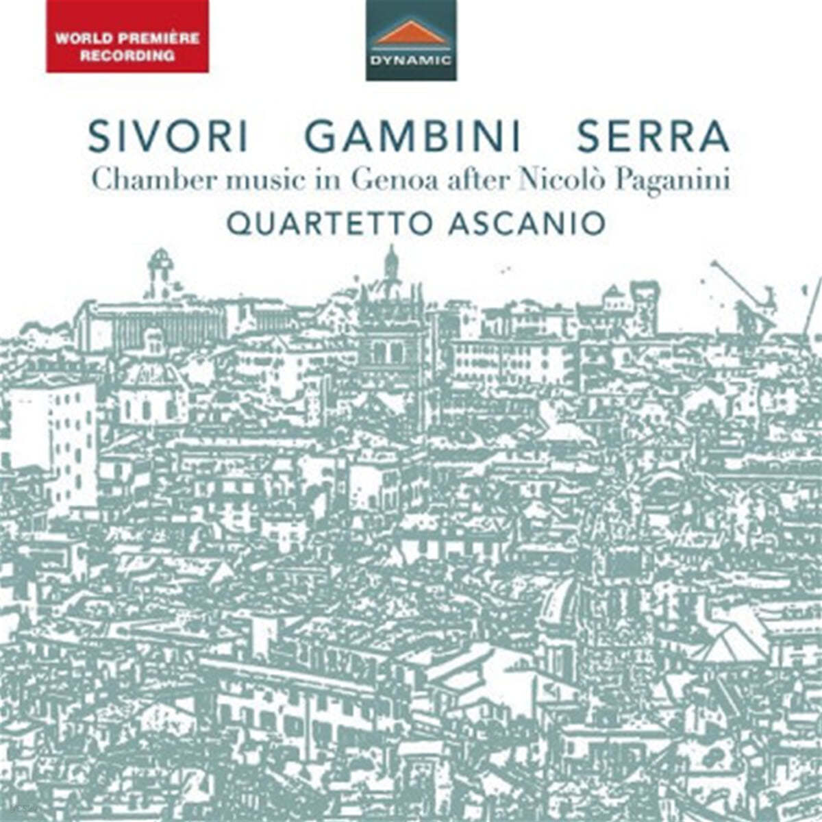 Quartetto Ascanio 시보리: 작은 주제와 변주, 론도 / 감비니: 현악사중주 E단조 (Sivori: Piccolo tema con variazioni, Rondo / Gambini: String Quartet in E minor)