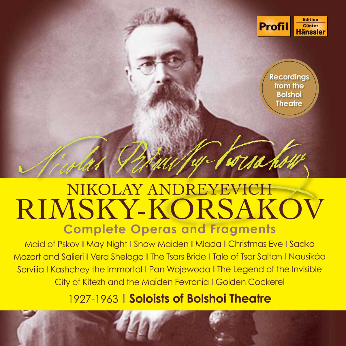Soloists of the Bolshoi Theatre 림스키-코르사코프: 오페라 전집 (Rimsky-Korsakov: Complete Operas and Fragments)