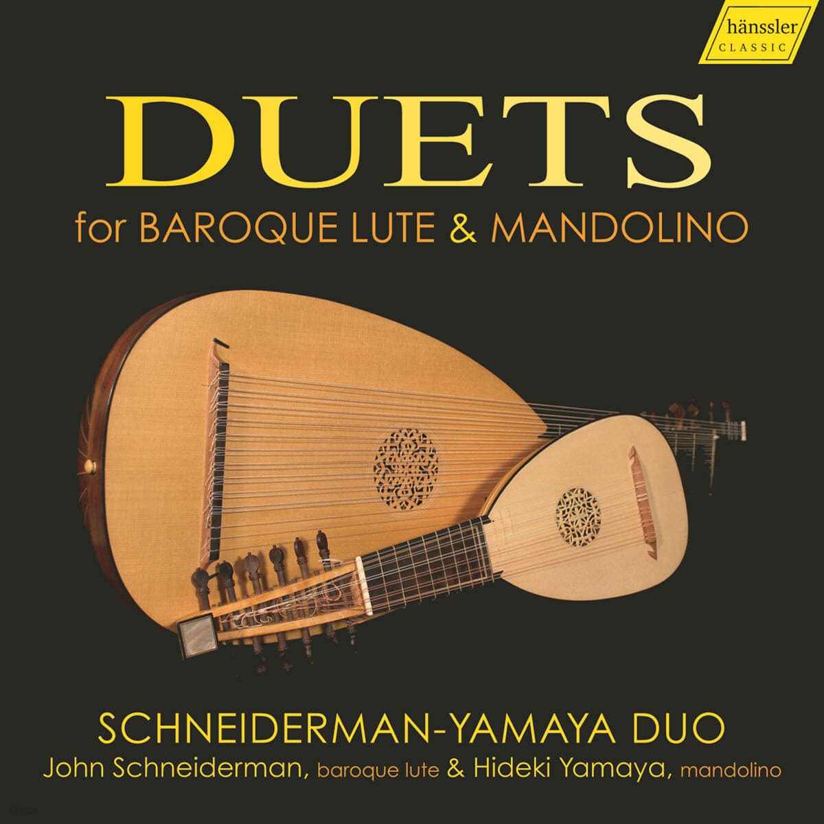 John Schneiderman / Hideki Yamaya 류트와 만돌린 이중주 - 하겐 / 바론 / 바이스 (Hagen / Baron / Weiss: Duets for Baroque Lute and Mandolino) 