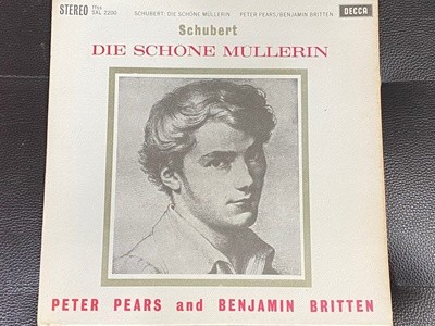 [LP] 피터 피어스 - Peter Pears , Benjamin Britten - Schbert Die Schone Mullerin LP [성음-라이센스반]