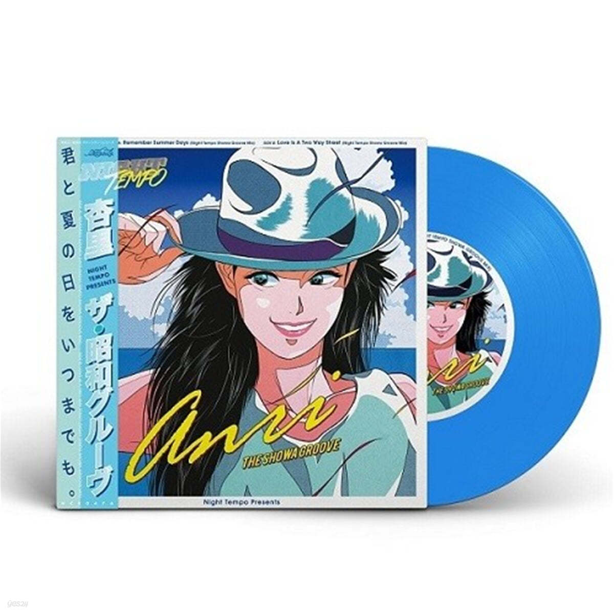 Night Tempo (나이트 템포) - Anri - Night Tempo presents the Showa Groove - EP1 [블루 컬러 7인치 Vinyl]