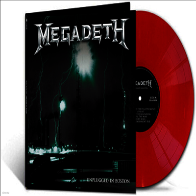 Megadeth — Unplugged In Boston 앨범 커버