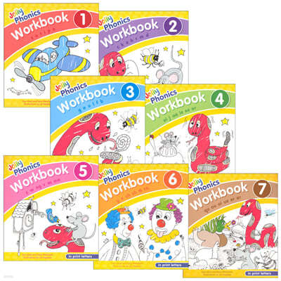 Jolly Phonics Workbooks 1-7: In Print Letters (American English Edition)