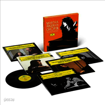 아르헤리치 쇼팽 녹음 (Martha Argerich - Chopin Solo & Concerto-Recordings on Deutsche Grammophon) (180g)(5LP Boxset) - Martha Argerich