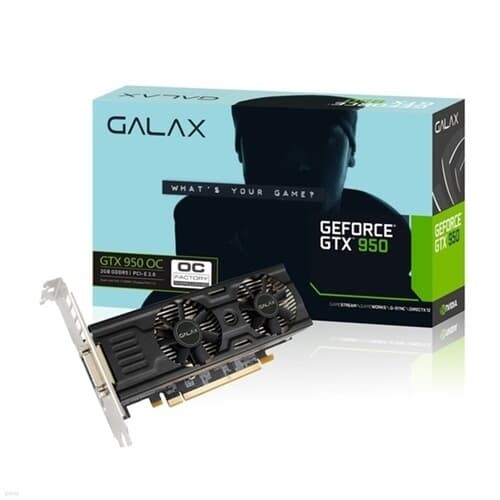   GALAX  GTX950 OC D5 2GB LP