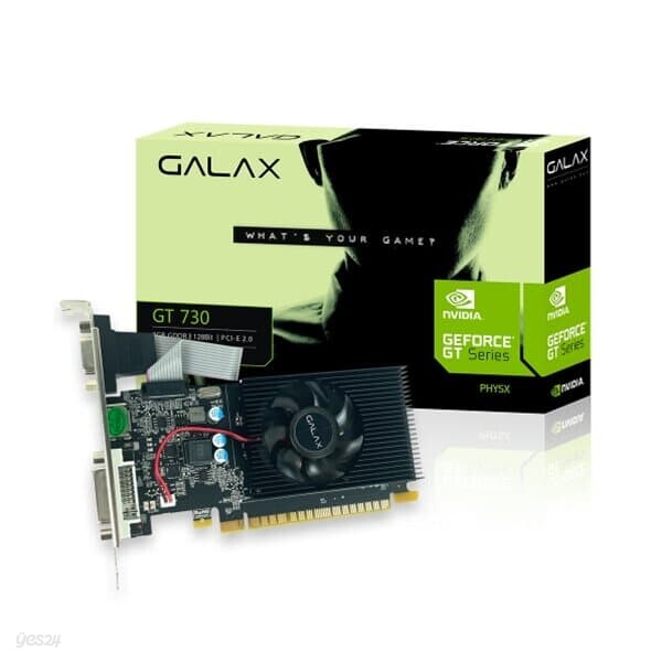 무배 갤럭시 GALAX 지포스 GT730 D3 2GB LP