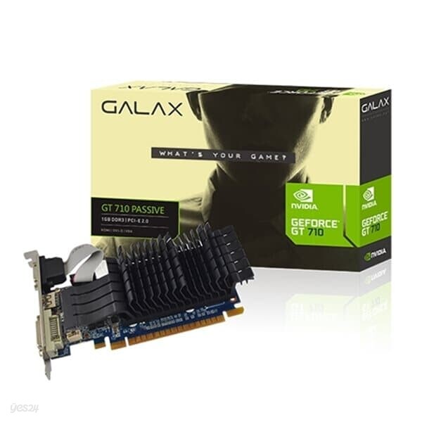 무배 갤럭시 GALAX 지포스 GT710 D3 1GB LP 무소음
