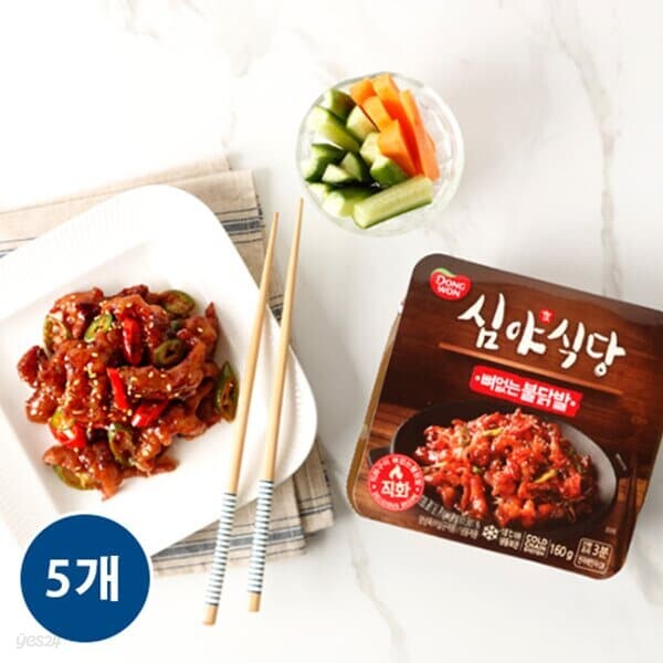 [동원] 심야식당 뼈없는불닭발160g*5개 - 예스24