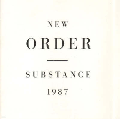 New Order ( ) - Substance 