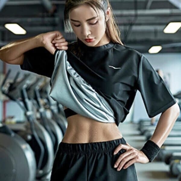 HI-TeCH 특수원단 여자 땀복 3type [여름 여성 다이어트 빅사이즈 운동 바지 반팔 긴팔 상의 하의 운동복]